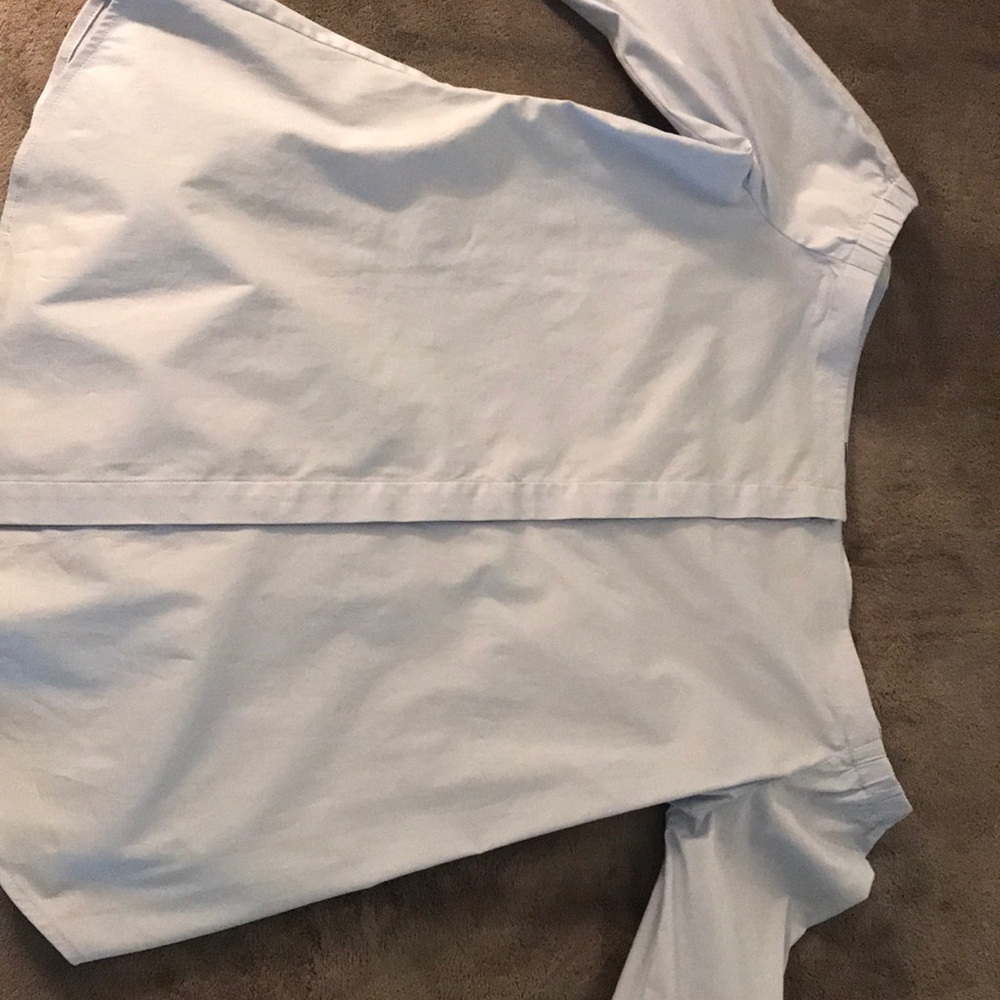 Theory off the shoulder theory blue top